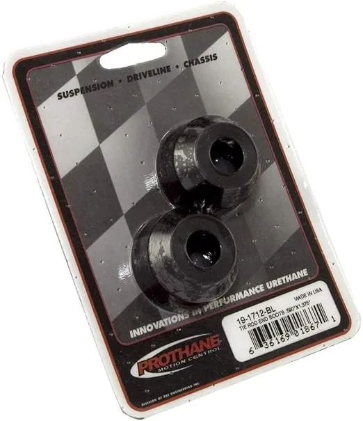 Rugged Ridge | Steering Tie Rod End Dust Boot Kit, Black | 19-1712BL | Fits 1946-2006 Willys, Jeep CJ & Wrangler YJ/TJ