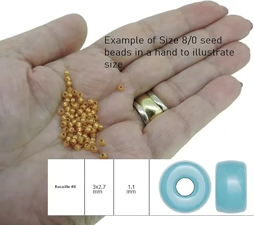 Miyuki Seed Beads 8/0 Opaque Yellow 22gram Tube of Beads