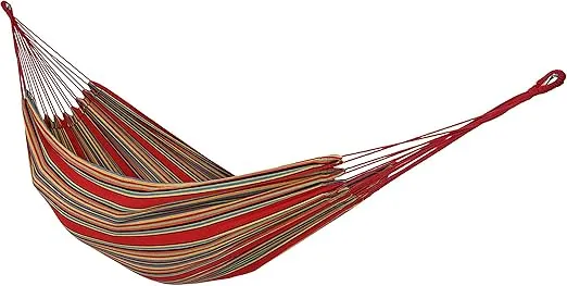 Sunnydaze Double Brazilian Hammock - Large Two Person Hammock for Backyard & Patio - 450 Pound Capacity - Sunset