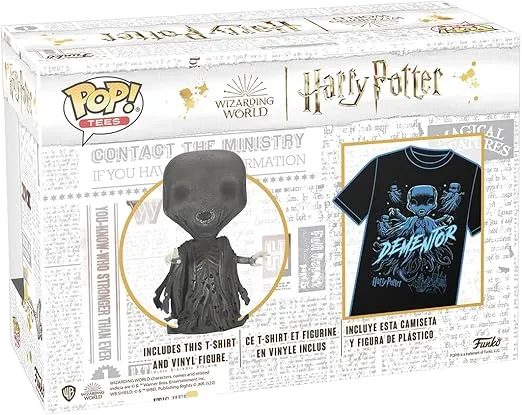 Funko Pop! & Tee: Harry Potter - Dementor - L