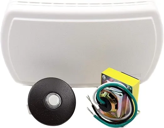 Broan-NuTone BK131LRBZ Builder Chimes Kit with Lighted Stucco Pushbutton, Oil Rubbed Bronze