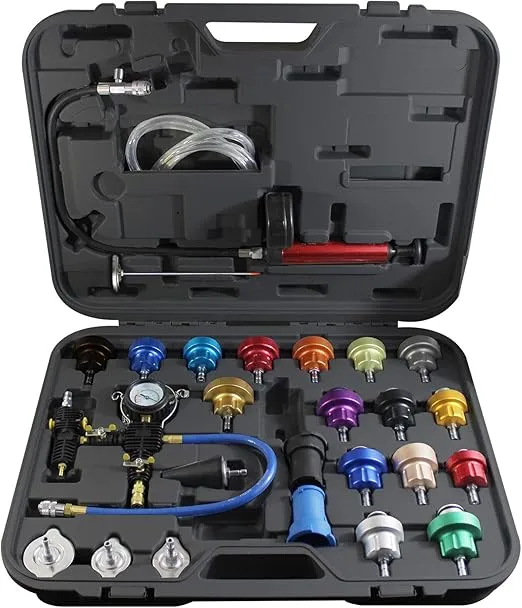 Mastercool 43301-A - 27 Piece Master Radiator Pressure Test Kit, 1 Pack