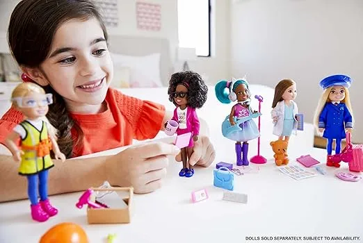 Barbie Doll & Playset with Brunette Chelsea Can Be Doctor Doll & Accessories Including Clipboard, Medical Tools & Bandage Stickers