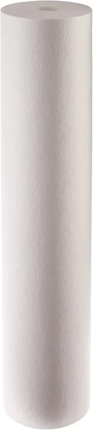 Pentair Pentek DGD-2501-20 Big Blue Water Filter, 20-Inch Whole House Sediment Filter Cartridge Replacement, Dual-Gradient Density Spun Polypropylene, 20" x 4.5", 1 Micron, Pack of 1, White