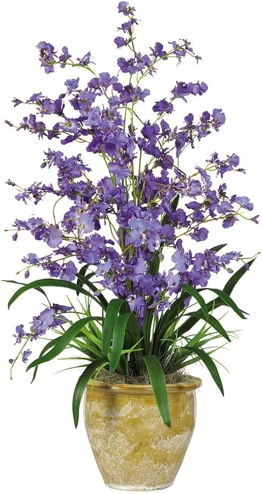 Nearly Natural Triple Dancing Lady Silk Flower Arrangement