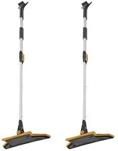 True Temper ABTT5212 Telescoping Scratch-Free Snow Brush with End Scraper and Cushioned Grip, 52-Inch (Тwо Расk)