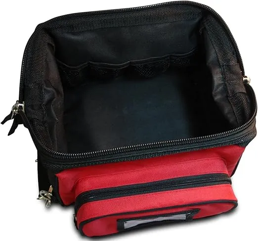 Lightning X Fireman's All-Purpose Wide Mouth Toiletry/Personal Tool Bag for Shift Firefighter w/Maltese Cross