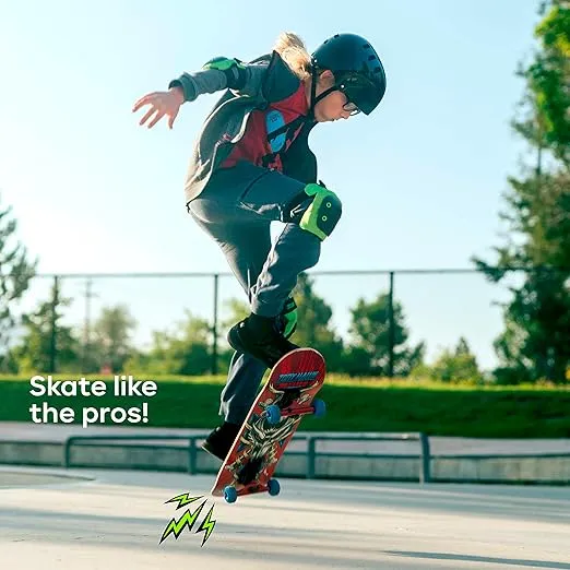 Tony Hawk Complete Cruiser Skateboard 31 Inch, Signature Series, 9-Ply Maple Wood Board for Cruising, Commuting and Traveling, Great for Teens and Kids, Styles May Vary