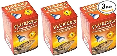 Fluker's Incandescent Basking Bulb 40 Watt - Pack of 3