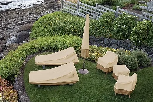 Classic Accessories Veranda Water-Resistant Patio Sofa/Loveseat/Bench Cover, 58 x 32.5 x 31 Inch, Patio Furniture Covers