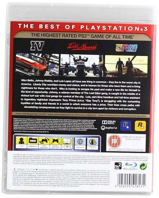 Grand Theft Auto IV Complete Edition (PS3)