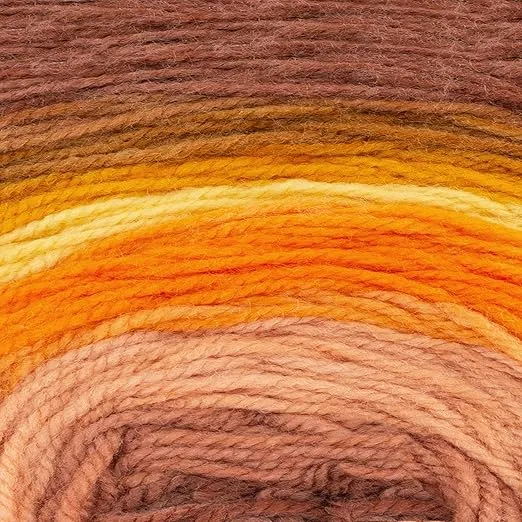Lion Brand Yarn Mandala Bonus Bundle Yarn, 1 Count (Pack of 1), Elektro