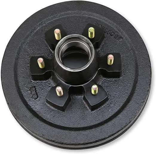 LIBRA One New 12" X 2" Trailer Brake Drum 6 on 5.5" B.C. for 5200-6000 Lbs Axle 22003
