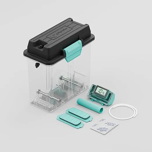 Polymaker 3D Printing Filament Storage Box - PolyDryer Box for Continuous Filament Sealing and Protection, 3D Printer Filament Holder Compatible with PA Nylon, PLA, PVB, PETG, ABS, TPU 1.75mm 2.85mm