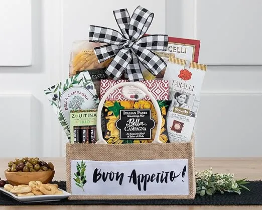 Wine Country Gift Baskets The Taste of Italy Gift Basket
