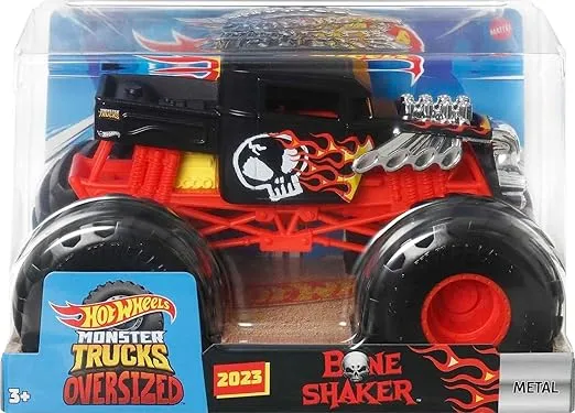 Hot Wheels Monster Trucks Oversized Bone Shaker 1:24 Scale Die-cast