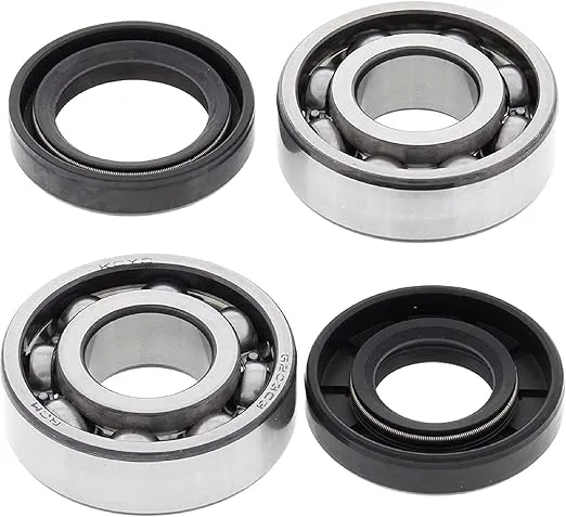 All Balls Racing Crank Bearing and Seal Kit 24-1061 Compatible With/Replacement For Yamaha PW50 1981-2018, QT50 1979-1987