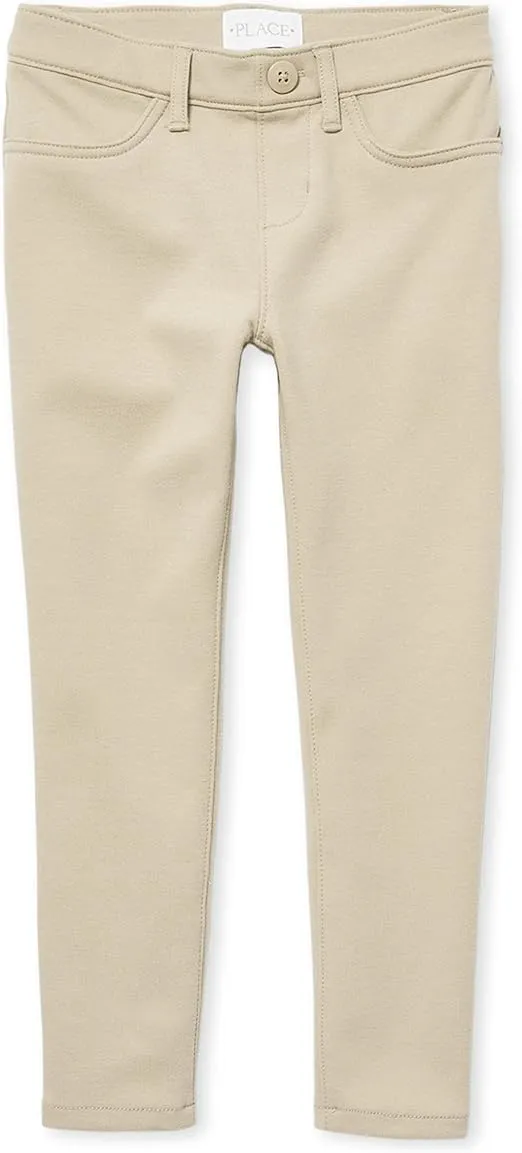 The Children's Place Girl's Ponte Knit Pull On Jeggings, Sandy, 18