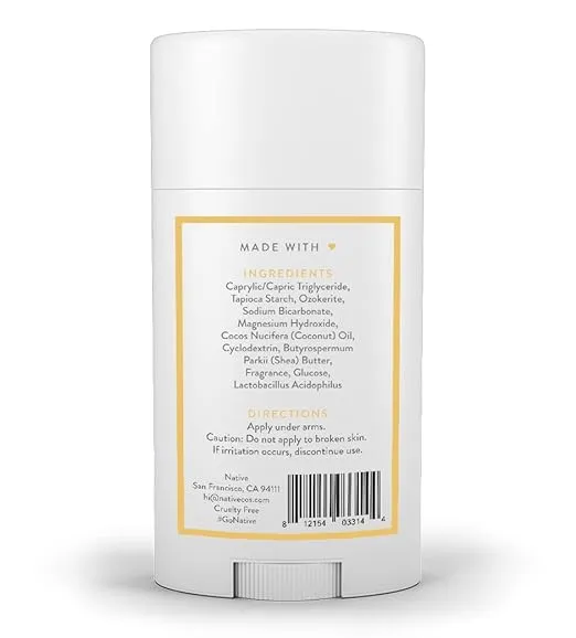 Native Deodorant Contains Naturally Derived Ingredients, 72 Hour Odor Control | Seasonal Scents for Women and Men, Aluminum Free with Baking Soda, Coconut Oil & Shea Butter | Buttercream & Vanilla