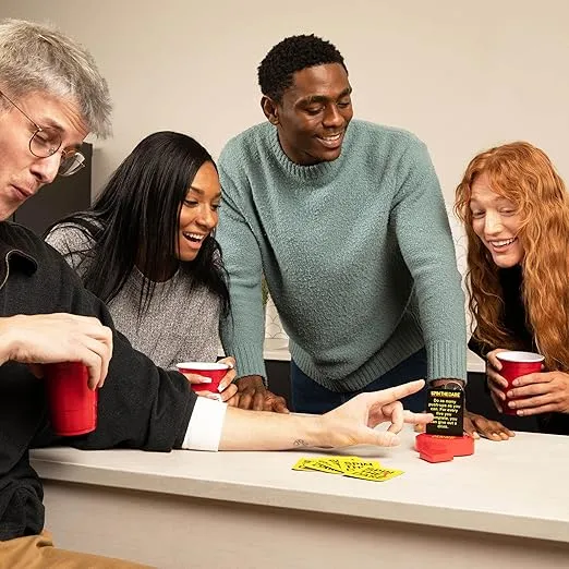 Spin The Dare - From the Creators of Viral Drinking Game Buzzed - The Perfect Friendsmas Christmas Party Games & Gift Ideas for Friends