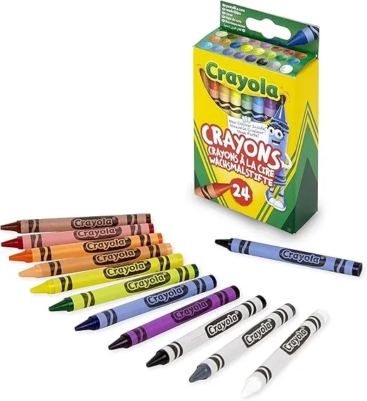 Classic Color Pack Crayons, 24 Colors/Box 24 Assorted Colors/Standard Box