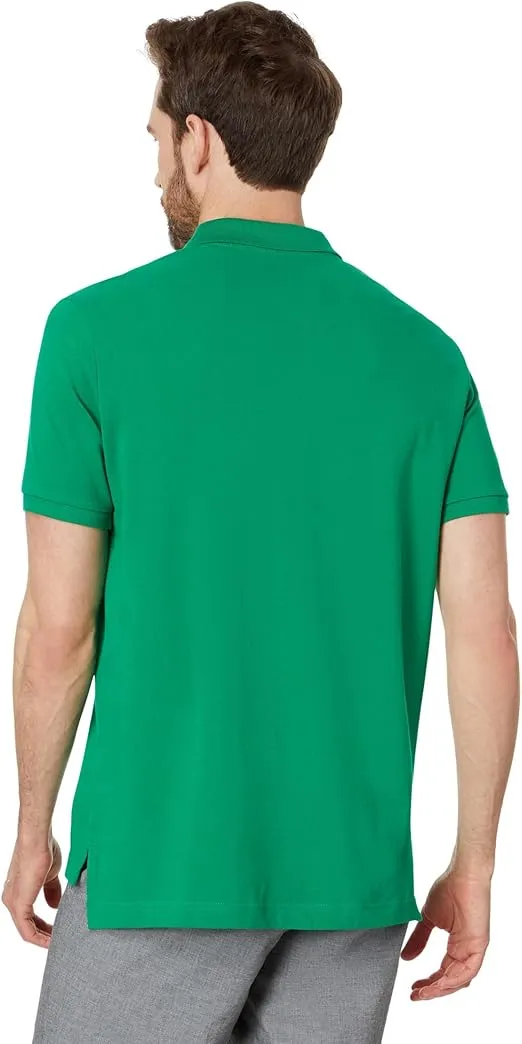U.S. Polo Assn. Men's Classic Polo Shirt, Two-Button Closure Pique Polo Shirt, Summer Fashion Golf Shirt