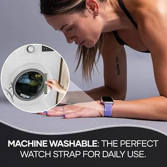 Solace Bands Imperium V2 Loop - Compatible with Apple Watch Bands Stretchable Sport Loop Band for Women and Men, iWatch Bands for 38mm 40mm 41mm 42mm 44mm 45mm Ultra, SE and Series 8 7 6 5 4 3 2 1