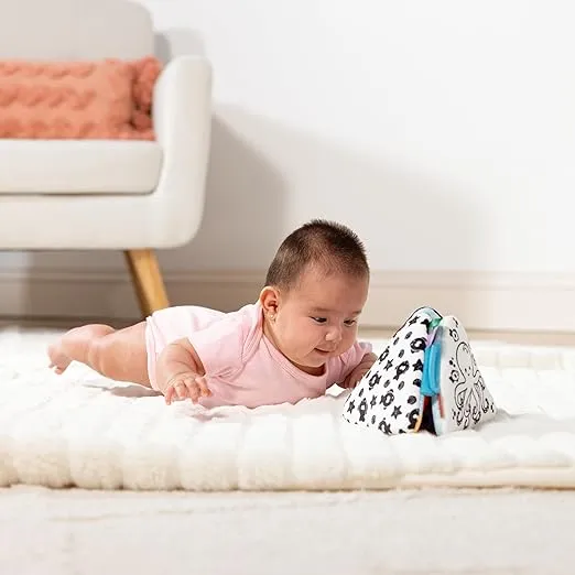 Melissa & Doug Ocean Tummy Time Triangle Infant Baby Toy, Soft Sensory Toy with Textures, Mirror, Floor Toy for Newborns to Ages 6 Months