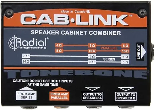 Radial Cab-Link Speaker Cabinet Combiner
