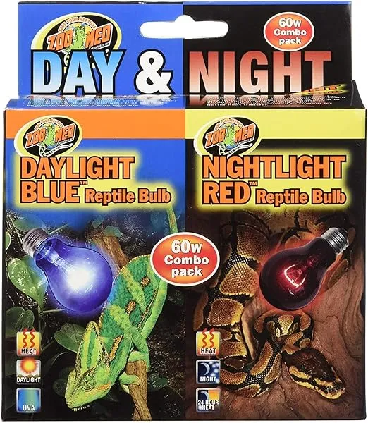 Zoo Med Day & Night Reptile Bulb Combo Pack
