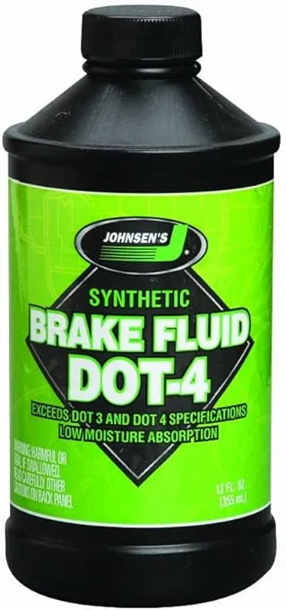 Johnsen's 5012 Premium Synthetic DOT-4 Brake Fluid - 12 oz.