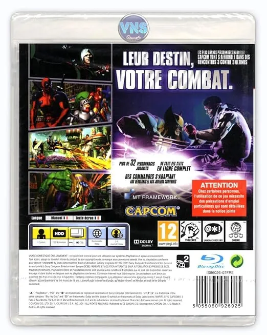 Marvel VS. Capcom 3 Fate of Two Worlds (PS3)