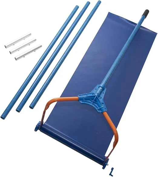 AVA750, Easy and Quick Snow Roof Rake for Snow Removal, Heavy-Duty Slide, Cut and Tear Resistant, Built-in Wheels Prevent Damage, Made in The USA, AVA750