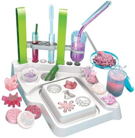 Thames & Kosmos Ooze Labs Soap & Bath Bomb Lab Kit - 10 Cosmetology & Skin Care Experiments | Parents' Choice Award Winner
