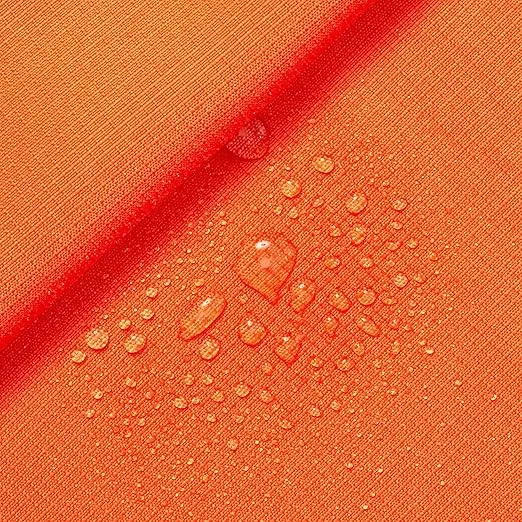 Ottertex® Polyester Ripstop Fabric (DWR) 200 Denier 6.6oz 58/60" Wide Waterproof Tent Water Repellent Dustproof Airtight Inflatable Flag Tarp Cover Excellent Fabric for Kites (Orange, 1 Yard)