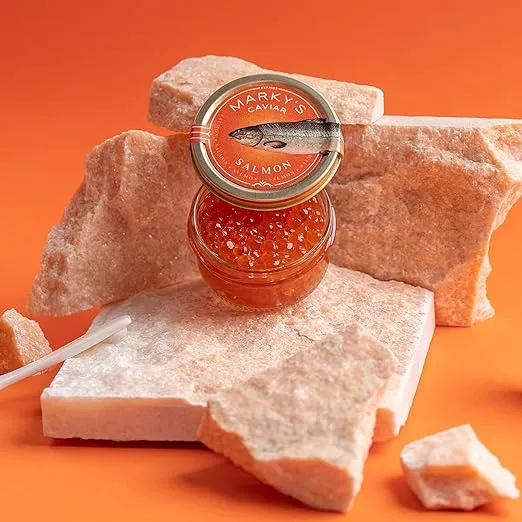 MARKY'S American Pink Salmon Roe Caviar Wild Caught - 4 oz / 114 g