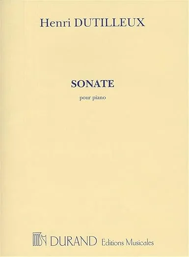 SONATE (SONATA) PIANO
