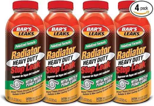 Bar's Leaks PLT11 Pelletized Radiator Stop Leak - 11 oz. (4 Pack),PLT11-4PK
