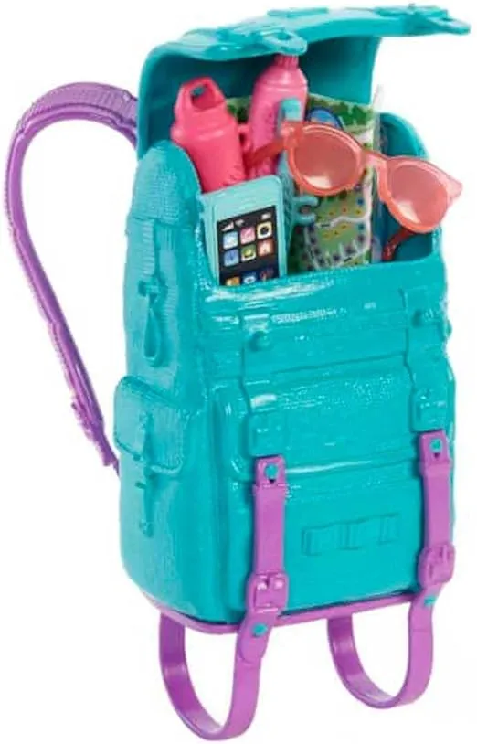 Barbie Doll & Accessories, It Takes Two Malibu Camping Playset with Doll, Pet Puppy & 10+ Accessories Including Sleeping Bag