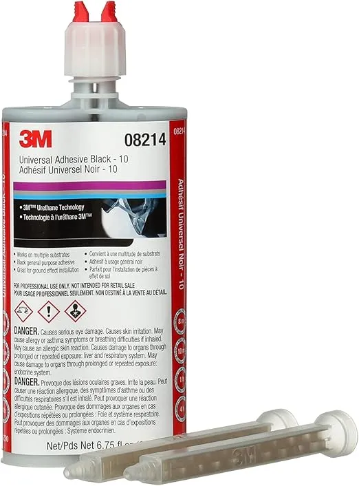 3M Universal Adhesive Clear - 3, 08217, 200 mL Cartridge