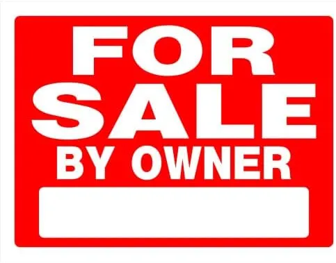 HILLMAN for Sale by Owner Sign (18" x 24")