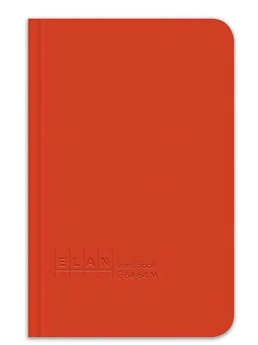 Elan Publishing Company E64-64M Mini Level Book 4 ⅛ x 6 ½, Bright Orange Cover (Pack of 12)
