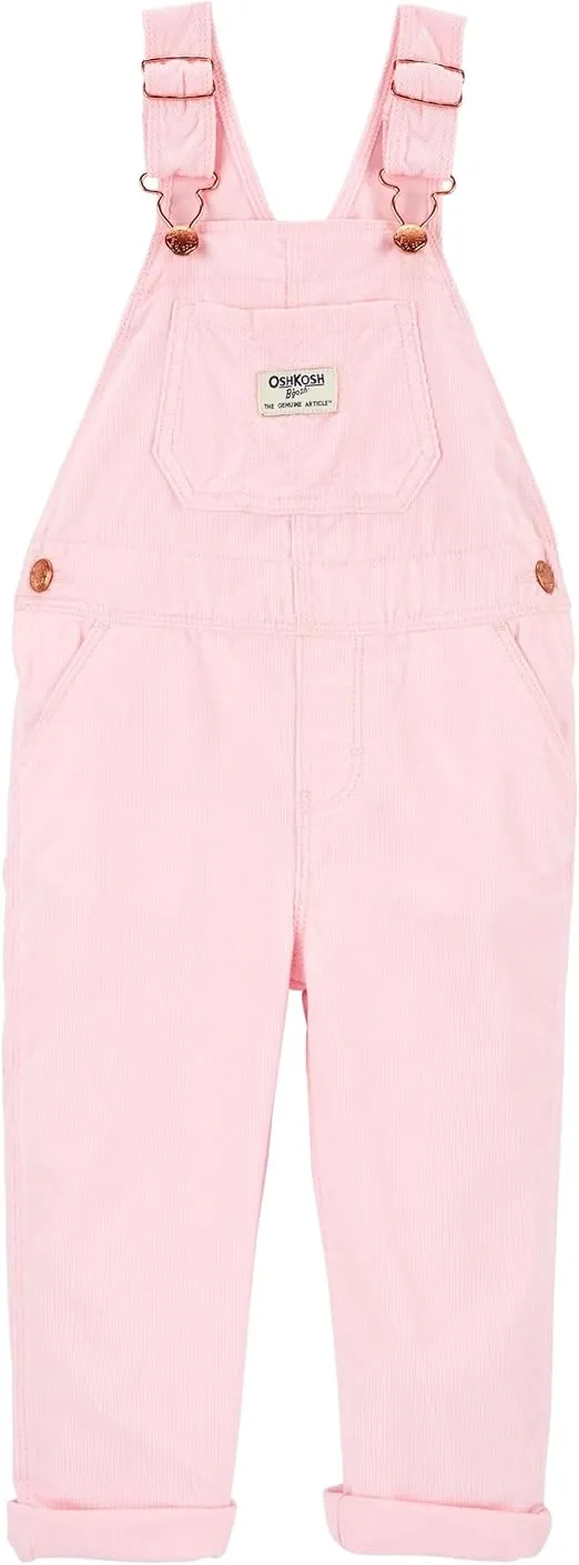 OshKosh B'Gosh Girl World's Best Overalls, Pink, 4T