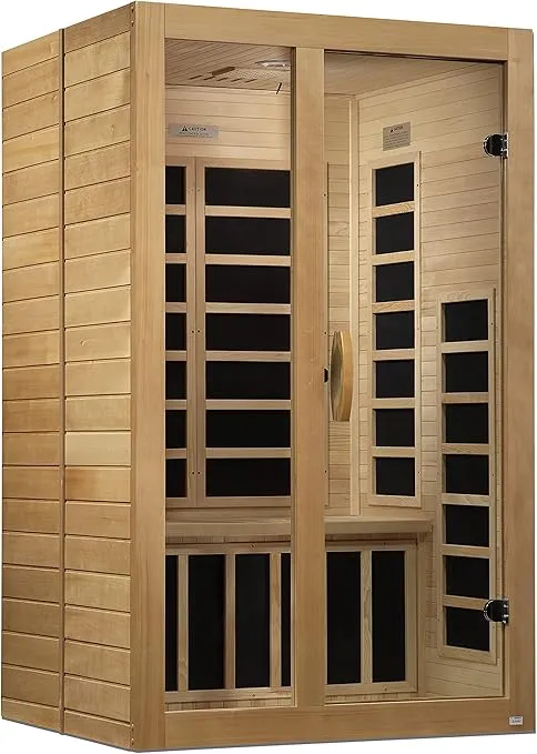 Maxxus Santiago 2-Person Low EMF (Under 8MG) FAR Infrared Sauna, Curb Side Delivery