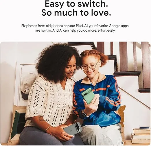 Google Pixel 9 - Unlocked Android Smartphone with Gemini, 24-Hour Battery, Advanced Camera, and 6.3" Actua Display - Obsidian - 128 GB