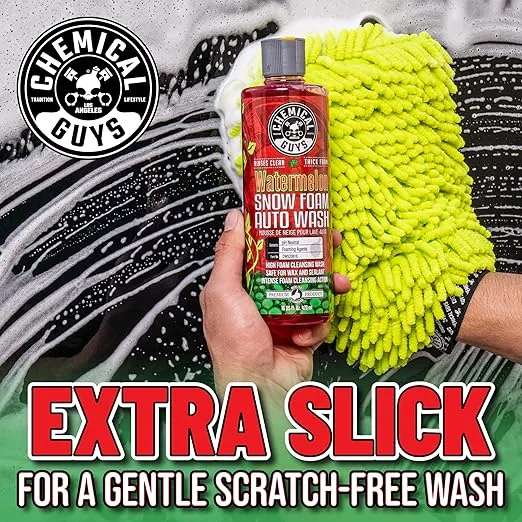 Chemical Guys CWS20816 Watermelon Snow Foam Car Wash Soap, (Works with Foam Cannons, Foam Guns or Bucket Washes) Safe for Cars, Trucks, Motorcycles, RVs & More, 16 fl oz, Watermelon Scent