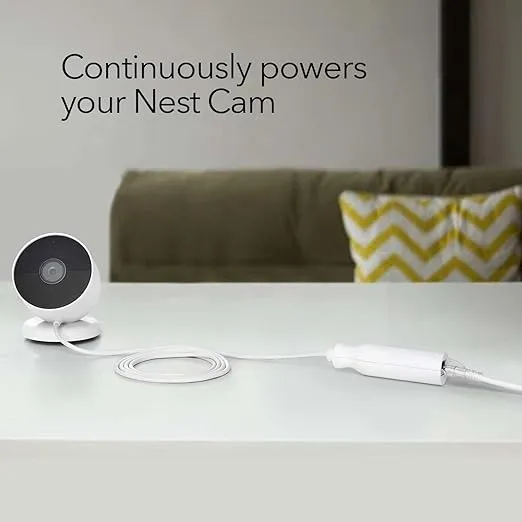 Wasserstein PoE Adapter for Google Nest Cam Outdoor or Indoor, Battery - Made for Google Nest