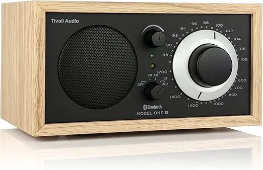 Tivoli Audio Model One Bluetooth AM/FM Radio (Oak/Black/Black)