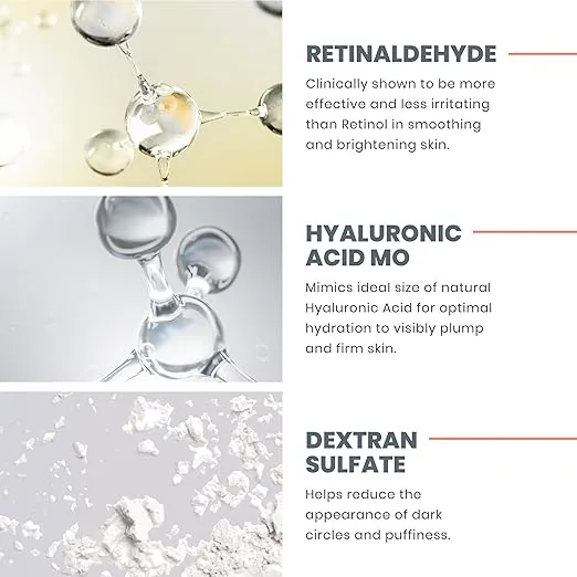 Eau Thermale Avène - RetrinAL EYES - Retinaldehyde & Hyaluronic Acid - Minimizes Appearance of Under-Eye Lines, Puffiness & Dark Circles - 0.5 Fl Oz (Pack of 1)