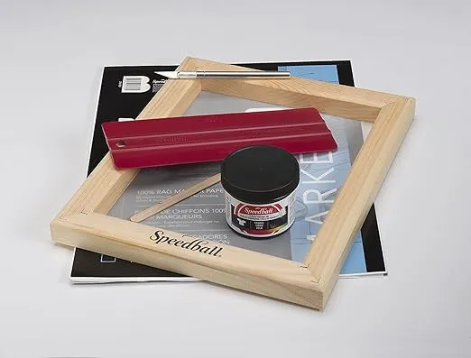 Speedball Paper Stencil Beginner Screen Printing Kit